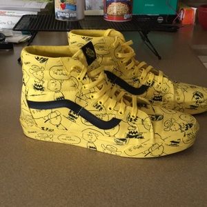 Vans skate highs size 12 peanuts x vans